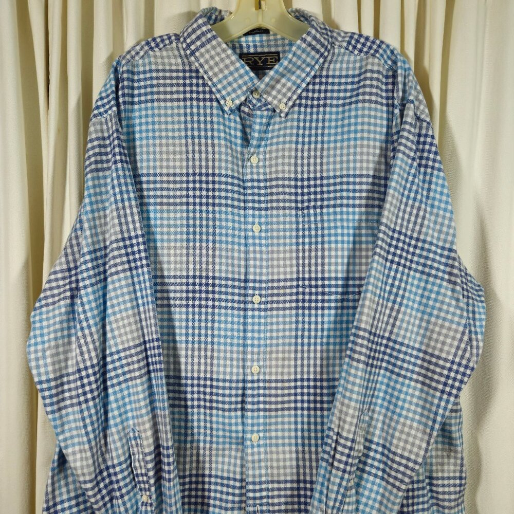 Hawker Rye Elemental Long Sleeve Oxford Shirt